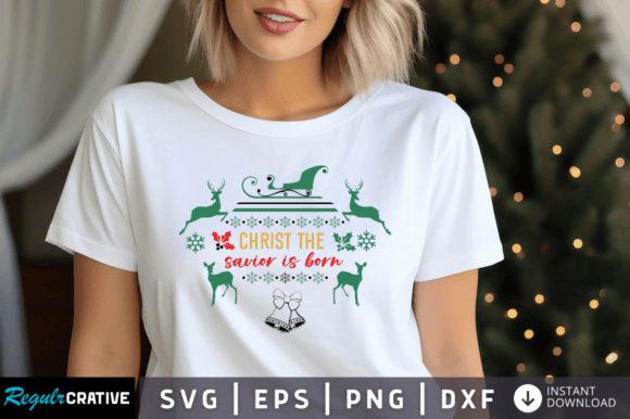 Christ the Savior is Born Svg Design