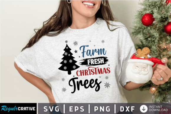 Farm Fresh Christmas Trees SVG DESIGN