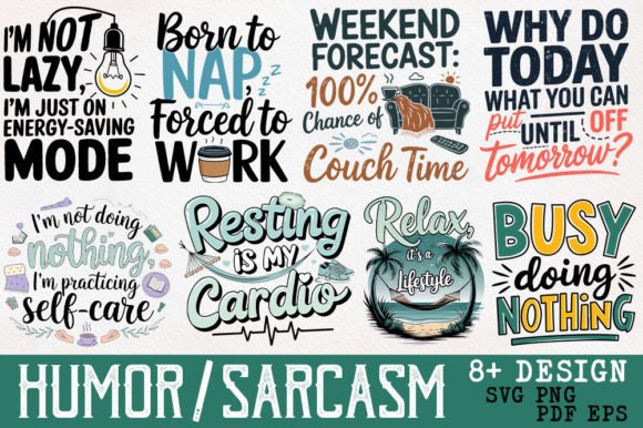 Humor Funny Quote Sublimation Bundle