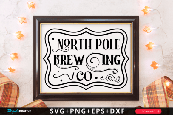 North Pole Brewing Co SVG Design