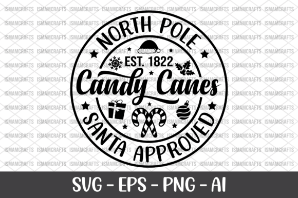 North Pole Candy Canes Santa Approved
