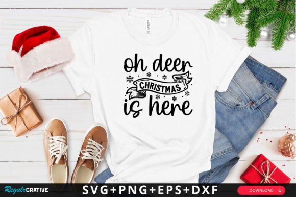 Oh Deer Christmas is Here SVG Design