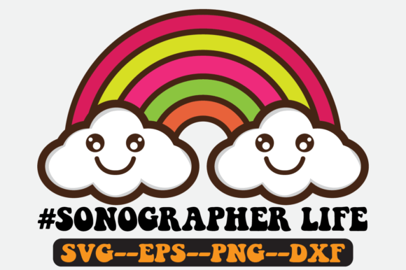 Sonographer Life Quote Retro Svg Design
